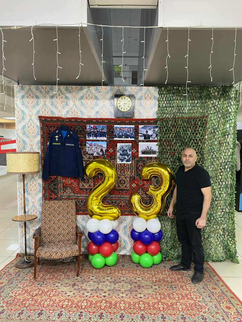 Новая фотолокация к 23 февраля в ТК «Гранд»