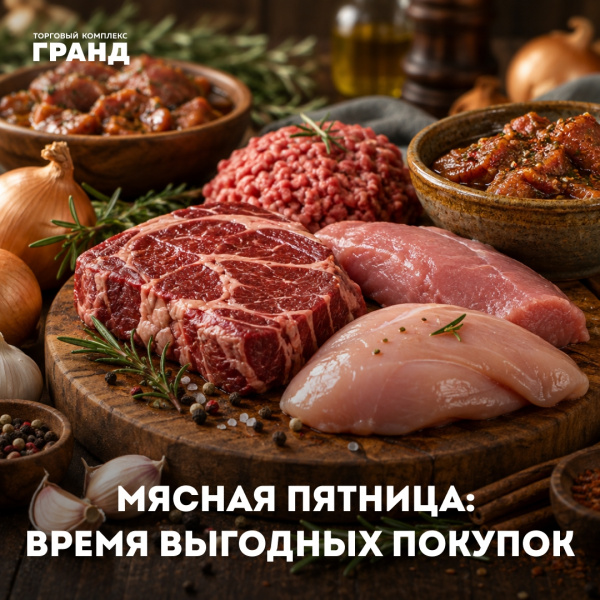 Закупайтесь свежим мясом по приятной цене!